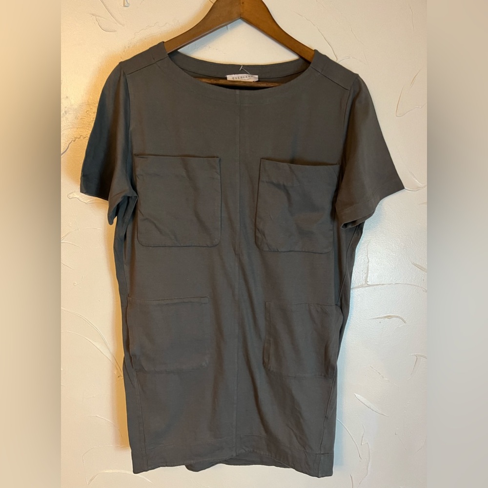 Everlane Cotton Pocket T-Shirt Dress Size Small - Picture 10 of 11